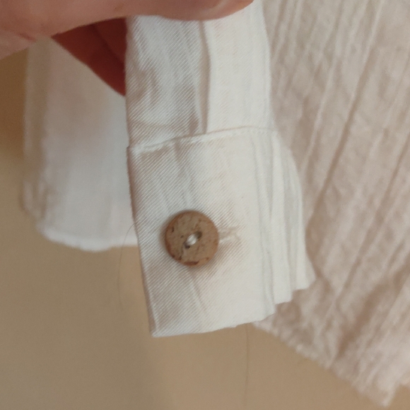 White Button-Up Shirt - Picture 5 of 5